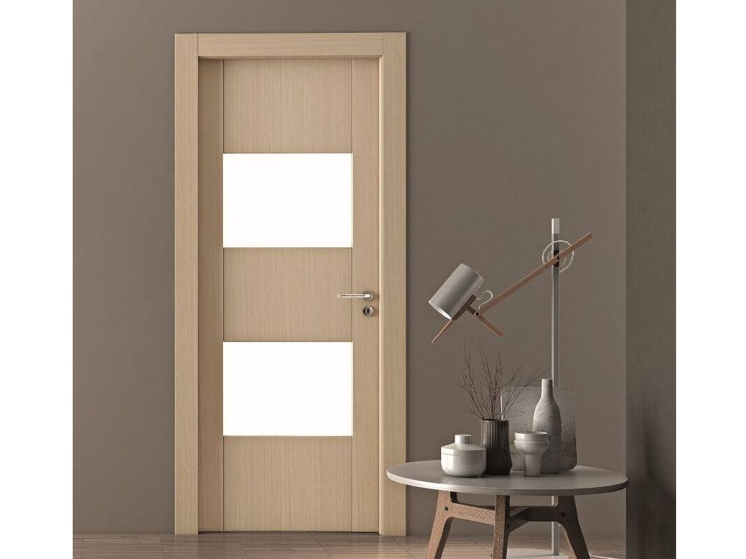 Деревянные и стеклянные распашные двери Pail Serramenti GAIA 9V ARCH-00143035 - Вид №1