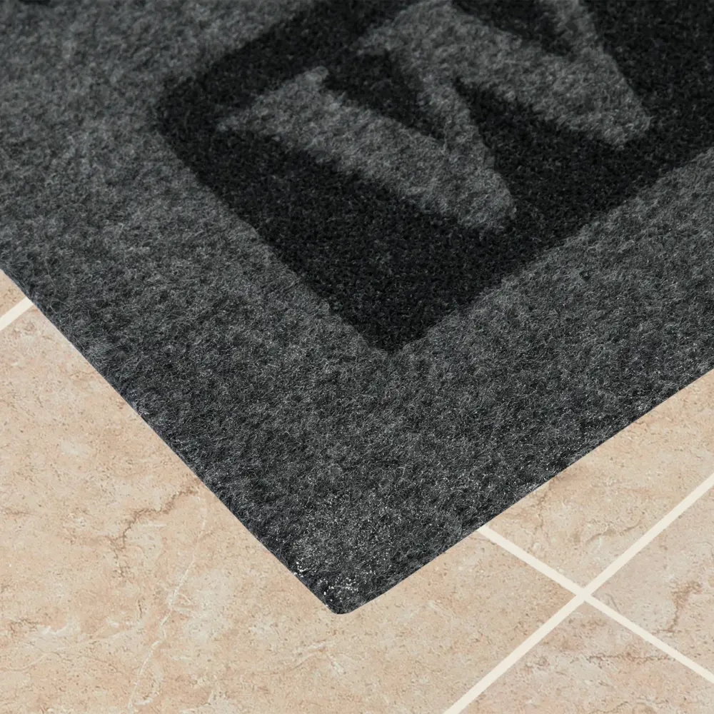 Коврик Оскар 45x68 см, полипропилен/латекс, цвет серый CTIM STLM-2196918 - Вид №1