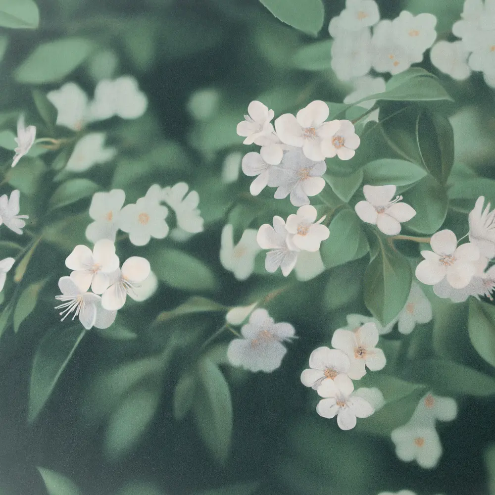 Обои флизелиновые Palitra Life Yablonka зеленые 1.06 м PL72553-71 STLM-2067078 - Вид №1