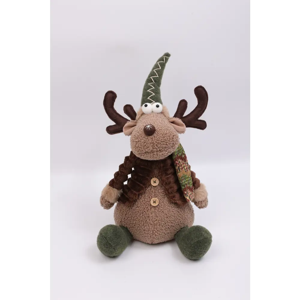 Новогодняя фигурка KREAFORTA Олень 42 см бежевый STLM-2133529