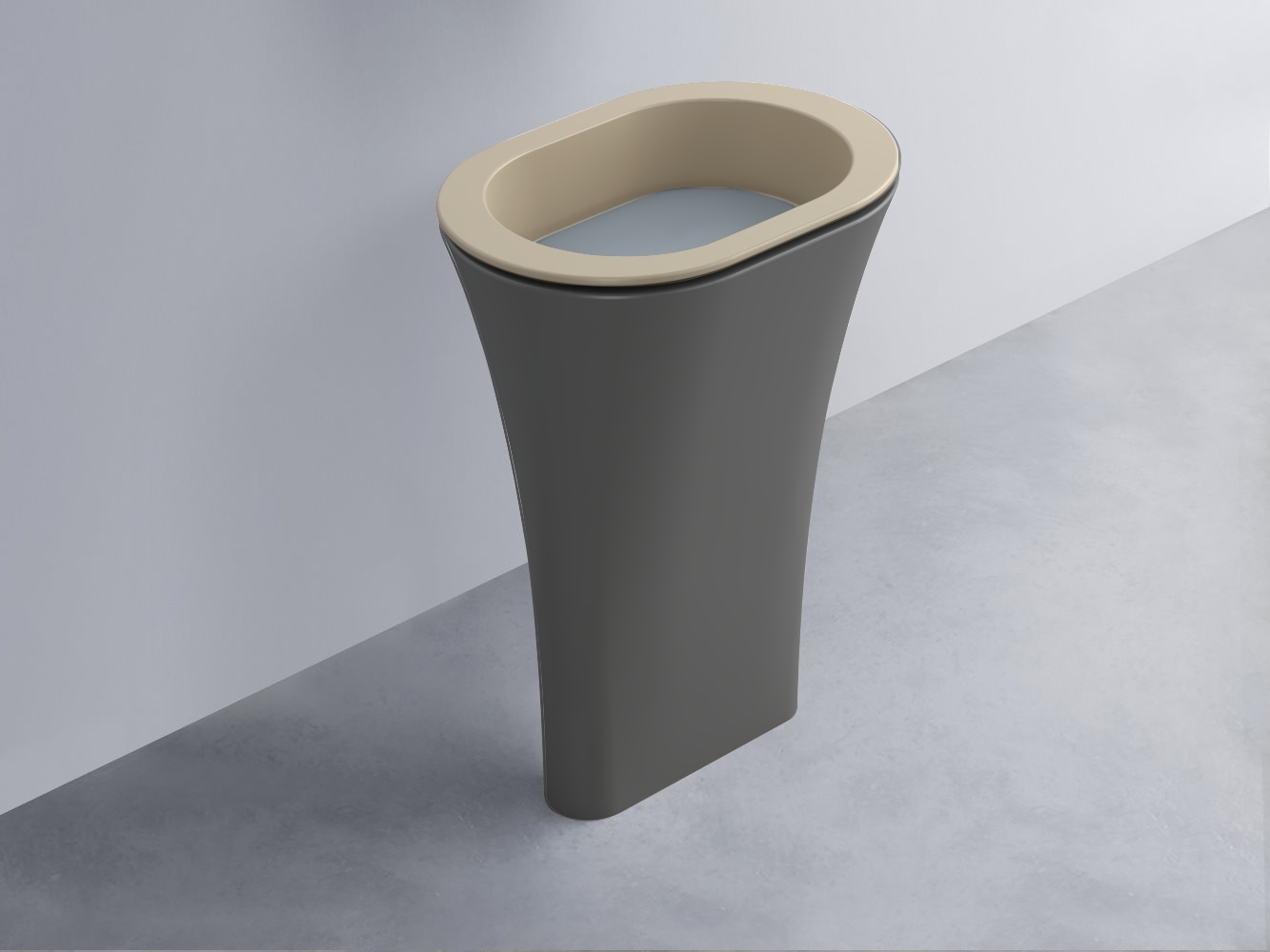 AMLA65-AV+AMPILO-BR+AMCOLO-CM Раковина Amedeo Ovale отдельностоящая cielo Enjoy + Amedeo Ceramica Cielo