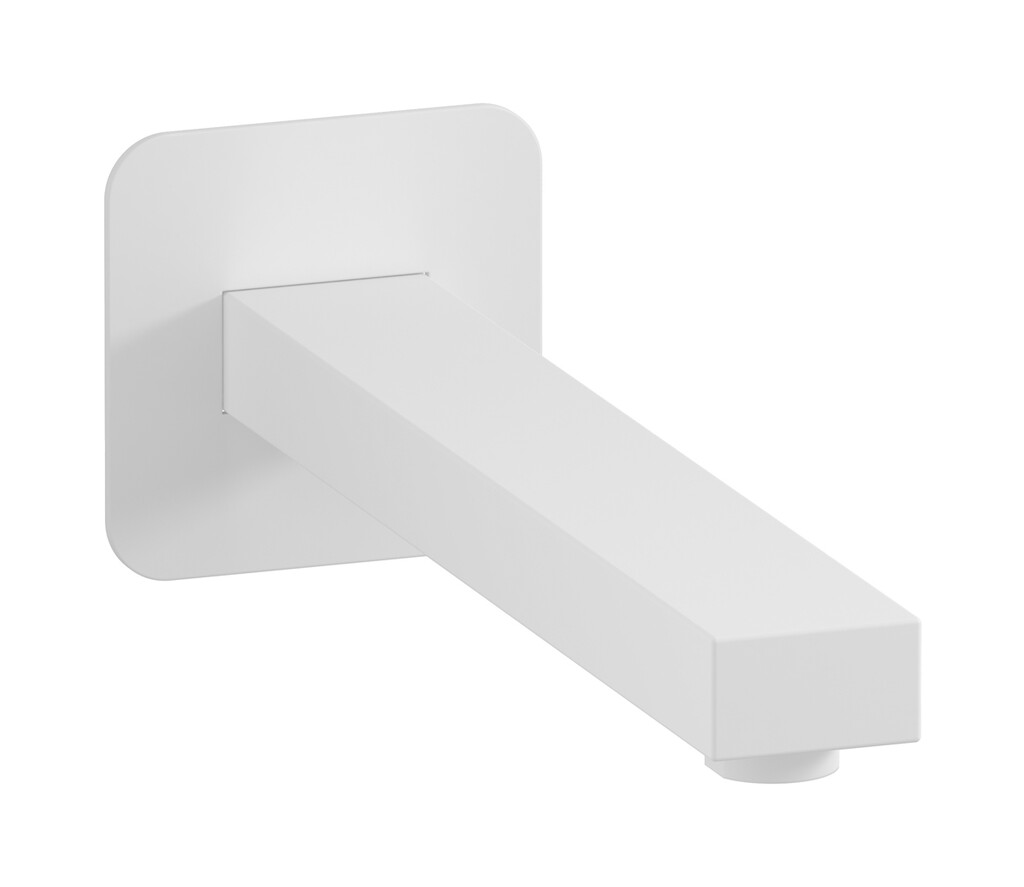 Длинный настенный излив для ванны WE ARE IB ru328bo Matt White Rubacuori 