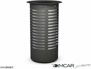 DIMCAR Урна для мусора из металла для улицы  398