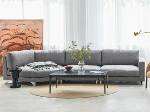 Grado Design Изогнутый диван из ткани для 4 человек Pent Pen-sf-g02
