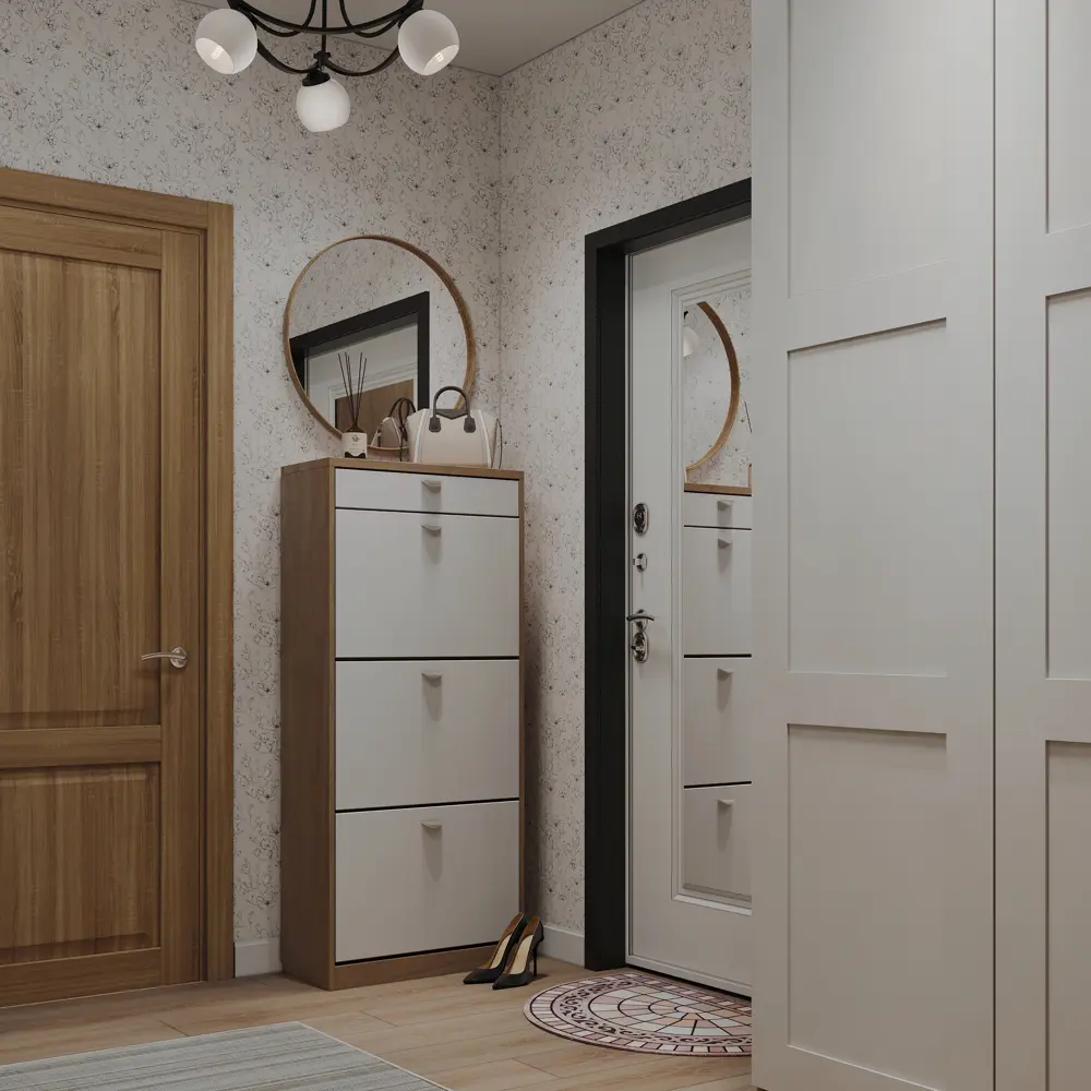 Каркас закрытой обувницы 63x144x30 см ЛДСП цвет дуб сонома 18160774 STLM-2125458 Santreyd  - Вид №5
