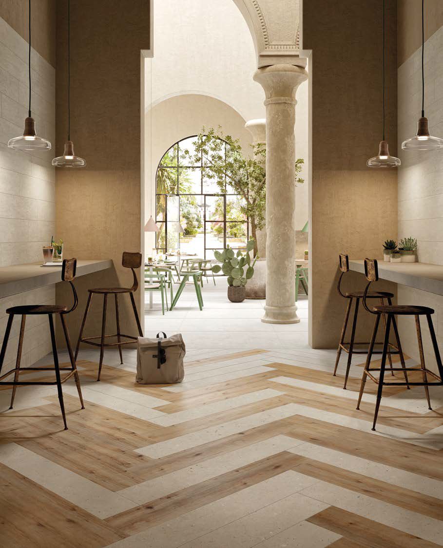 Пол / облицовка керамогранита с эффектом камня Pastorelli BIOPHILIC ARCH-00008659 - Вид №2