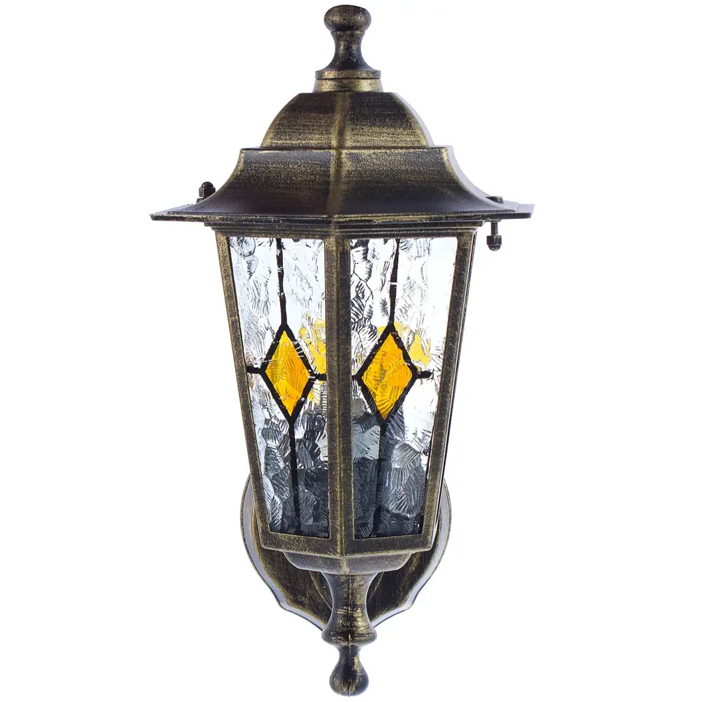 Бра уличное вверх Inspire Tiffany 1xE27х60 Вт, декоративное стекло, IP44 STLM-2003174 - Вид №1
