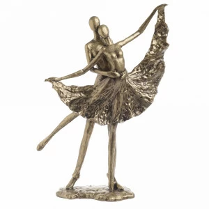 Статуэтка декоративная 40 см золотая "Балерина" Straight Ray TO4ROOMS БАЛЕРИНЫ 00-3893880 Золото