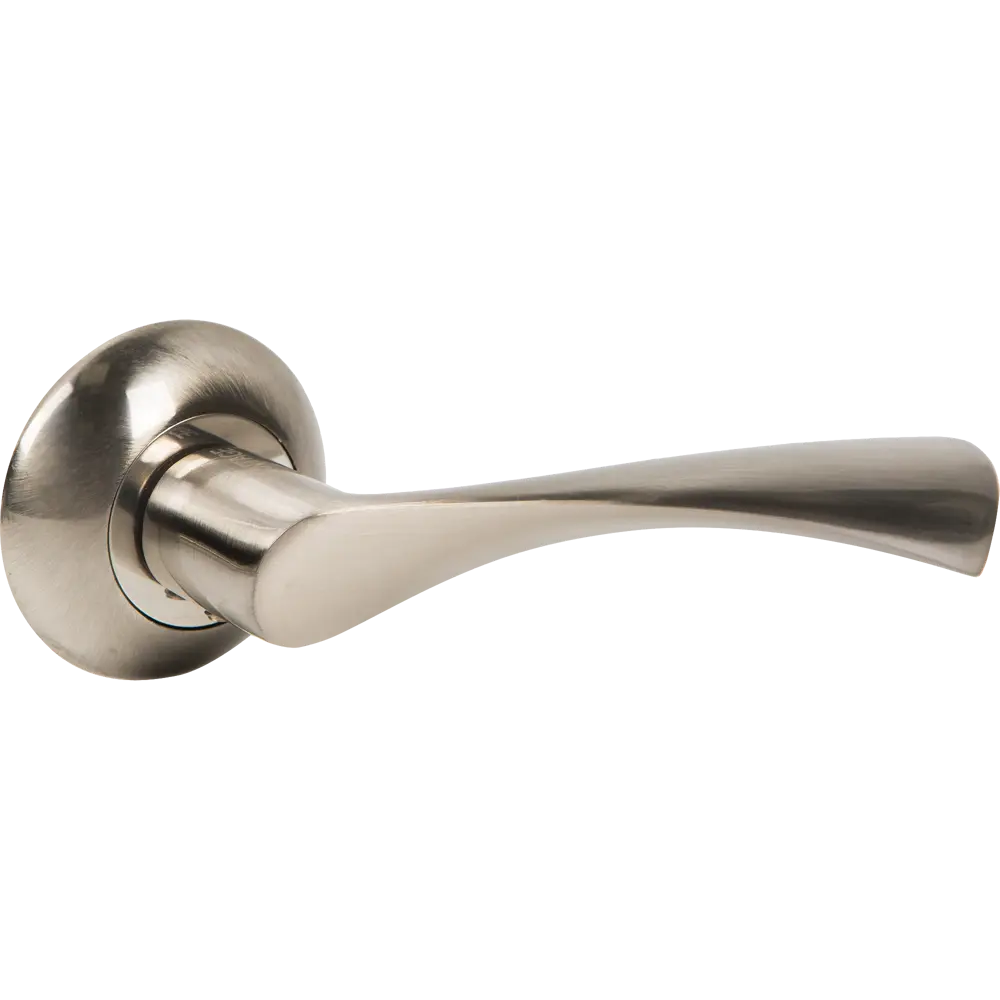 Дверная ручка Code Deco 14023-NIS/CR, без запирания, комплект, цвет матовый никель/хром ARMEX STLM-2124236