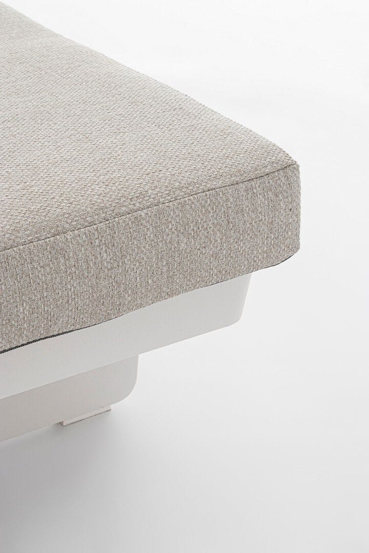 Двуспальная Садовая кровать с откидной спинкой из ткани BIZZOTTO Infinity ARCH-00146057 - Вид №8