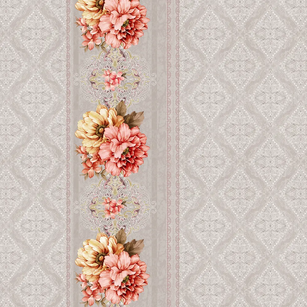 Скатерть с бейкой прямоугольная 160х135 см цвет серый Santreyd Мажор STLM-2121758