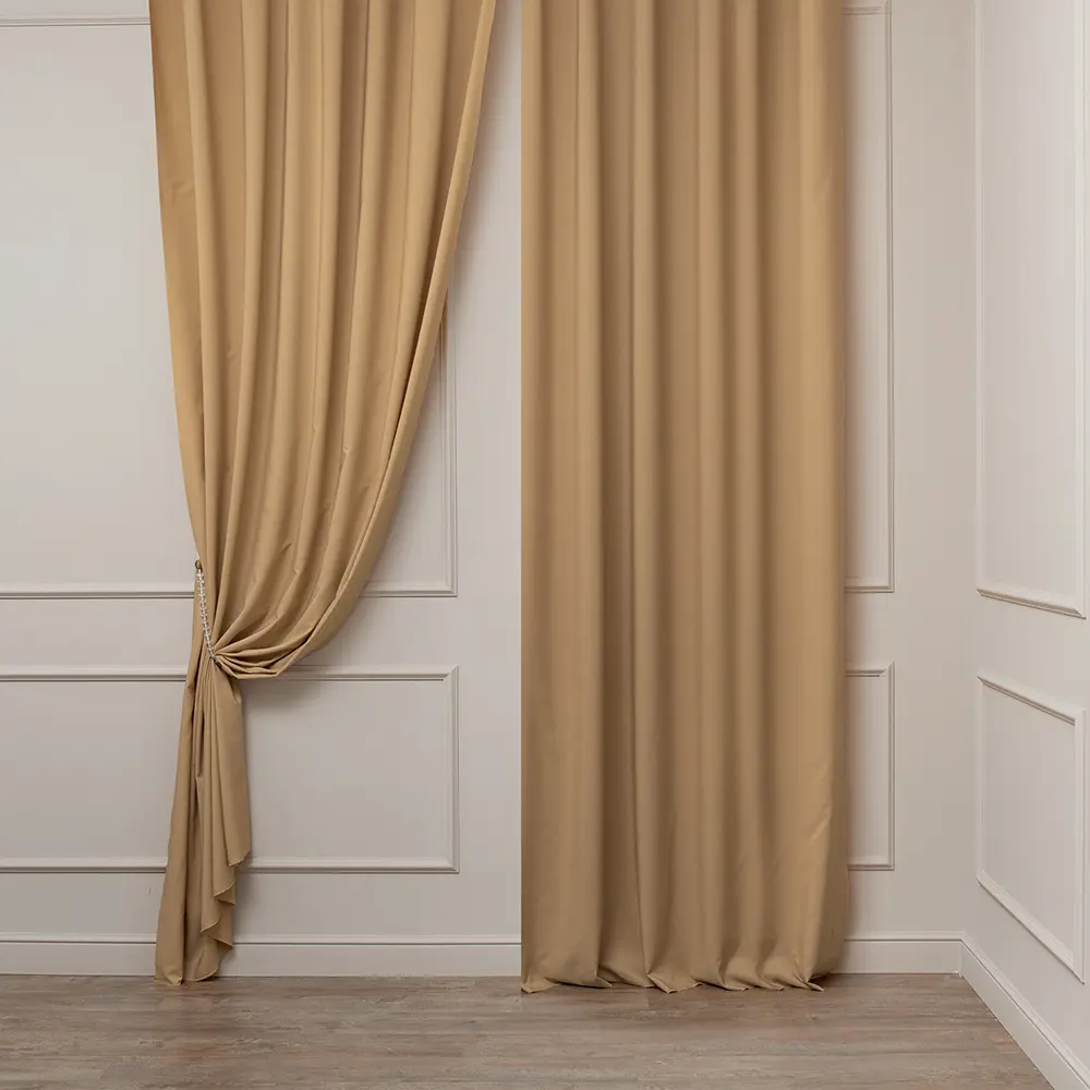 Ткань 1 м/п Fodera сатен 300 см цвет золотой TEX REPUBLIC STLM-2035629 - Вид №1