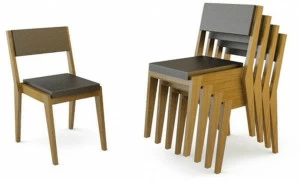 Quinze & Milan Штабелируемый деревянный стул Room 26