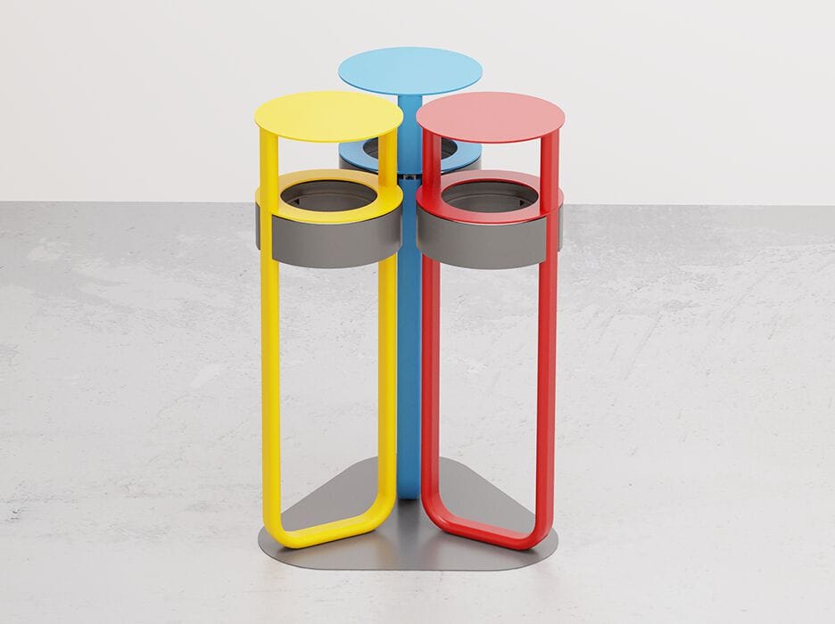 Антитеррористическая корзина для мусора DIMCAR DIAPASON TRIS ARCH-00130304 - Вид №1