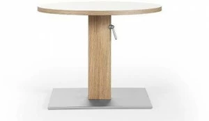 SCULPTURES JEUX Низкий круглый или квадратный журнальный столик из массива дерева Alternive