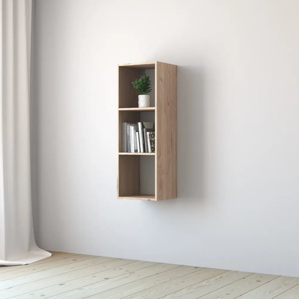 Стеллаж KONSENSA Руан 3 секции 36x104x31.7 см ЛДСП цвет дуб комано STLM-2059283 - Вид №13