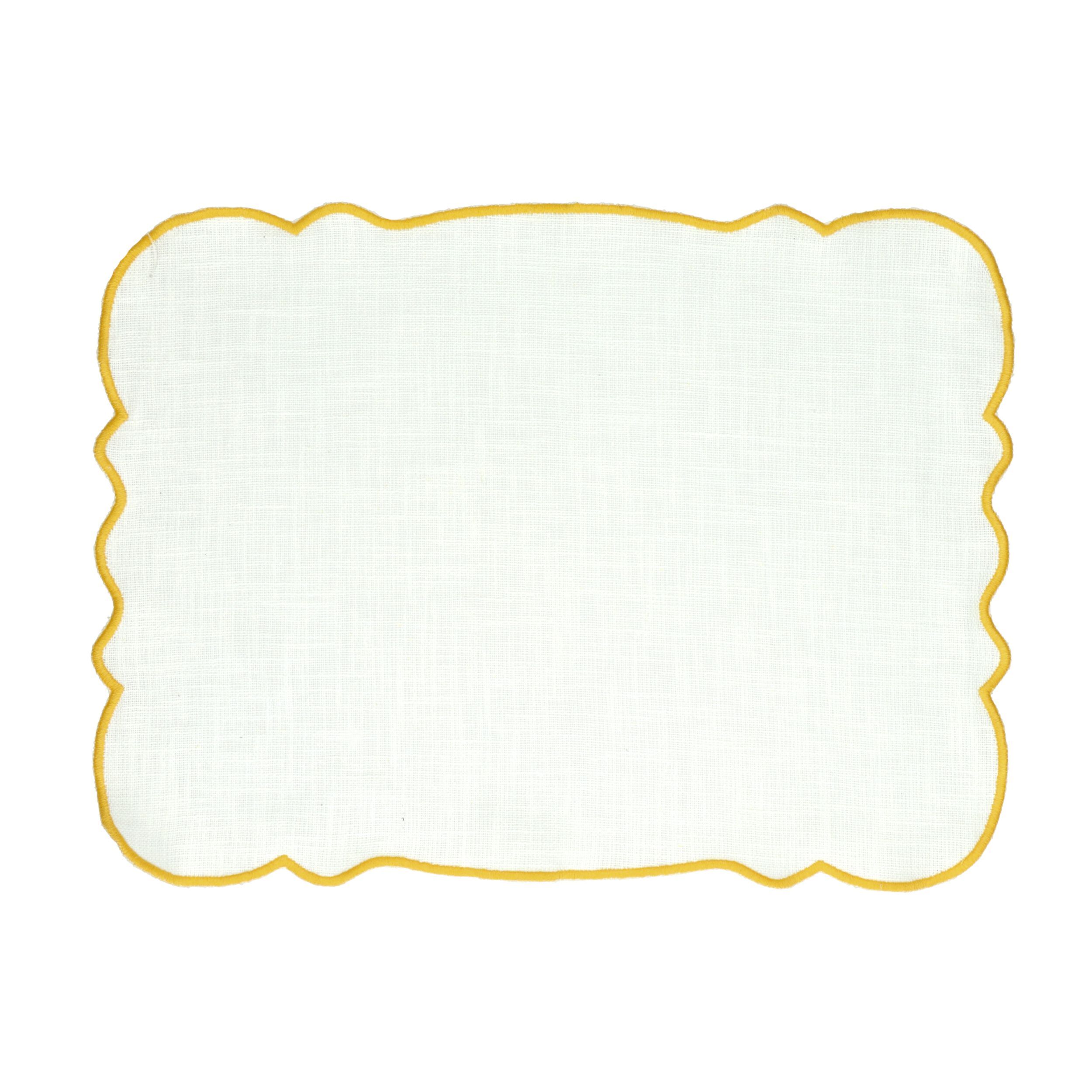 Прямоугольная льняная салфетка POMAX FARFALLE ARCH-00115957 - Вид №5