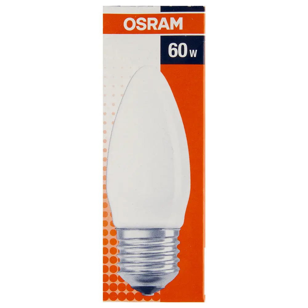 Лампа накаливания Osram свеча E27 60 Вт свет тёплый белый STLM-2165932 - Вид №2