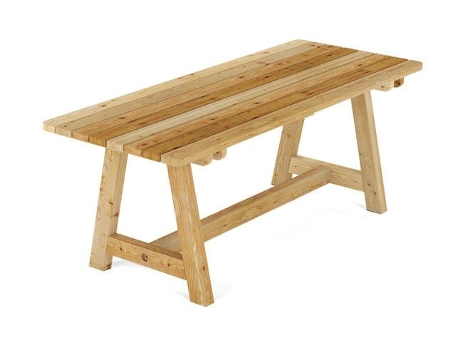 Прямоугольный садовый стол из лиственницы Pircher SIRMIONE ARCH-00107313 - Вид №3
