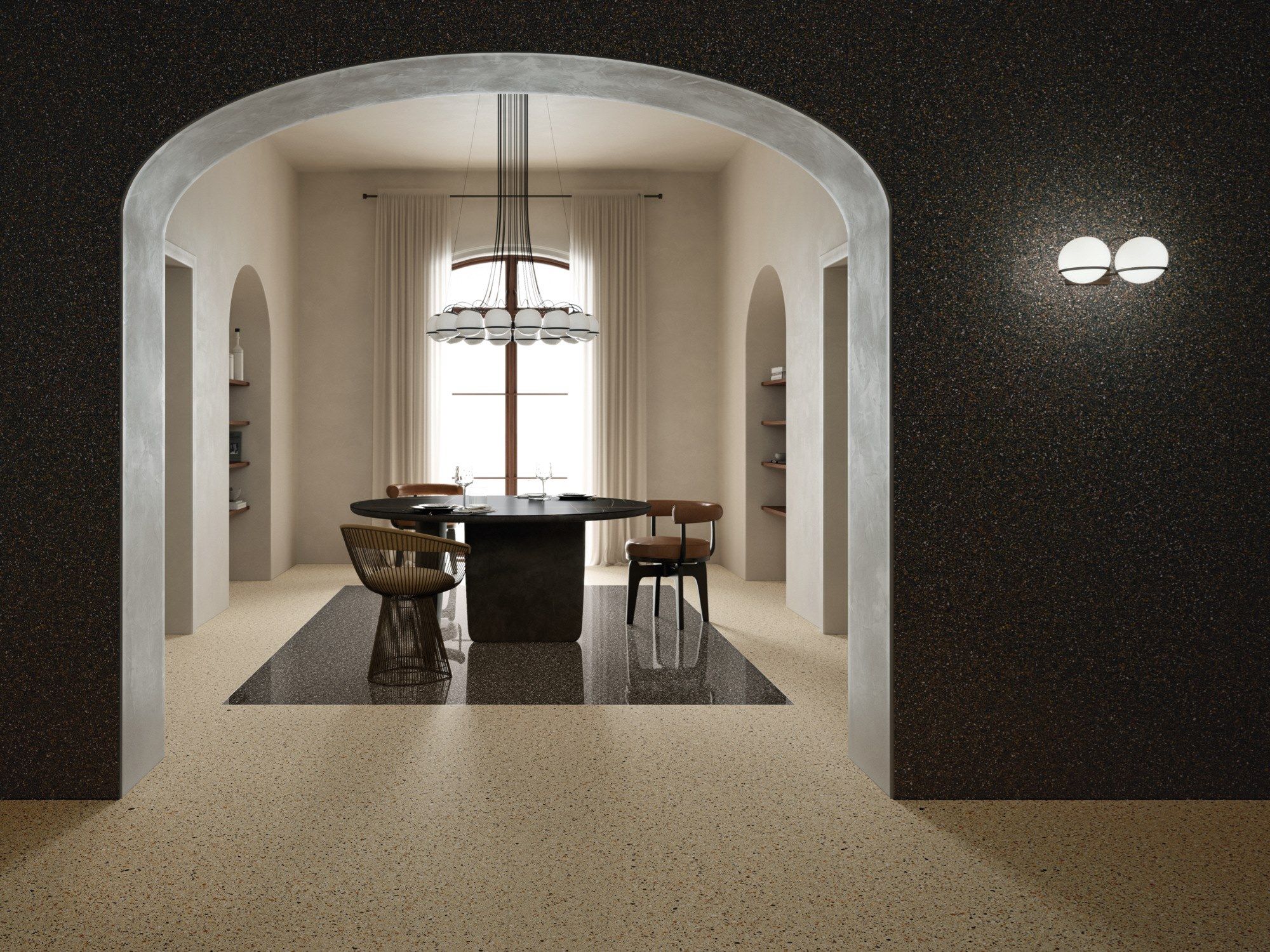 Пол / облицовка керамогранита для интерьера с эффектом камня ARIOSTEA академия полного тела ARCH-00058560 - Вид №4