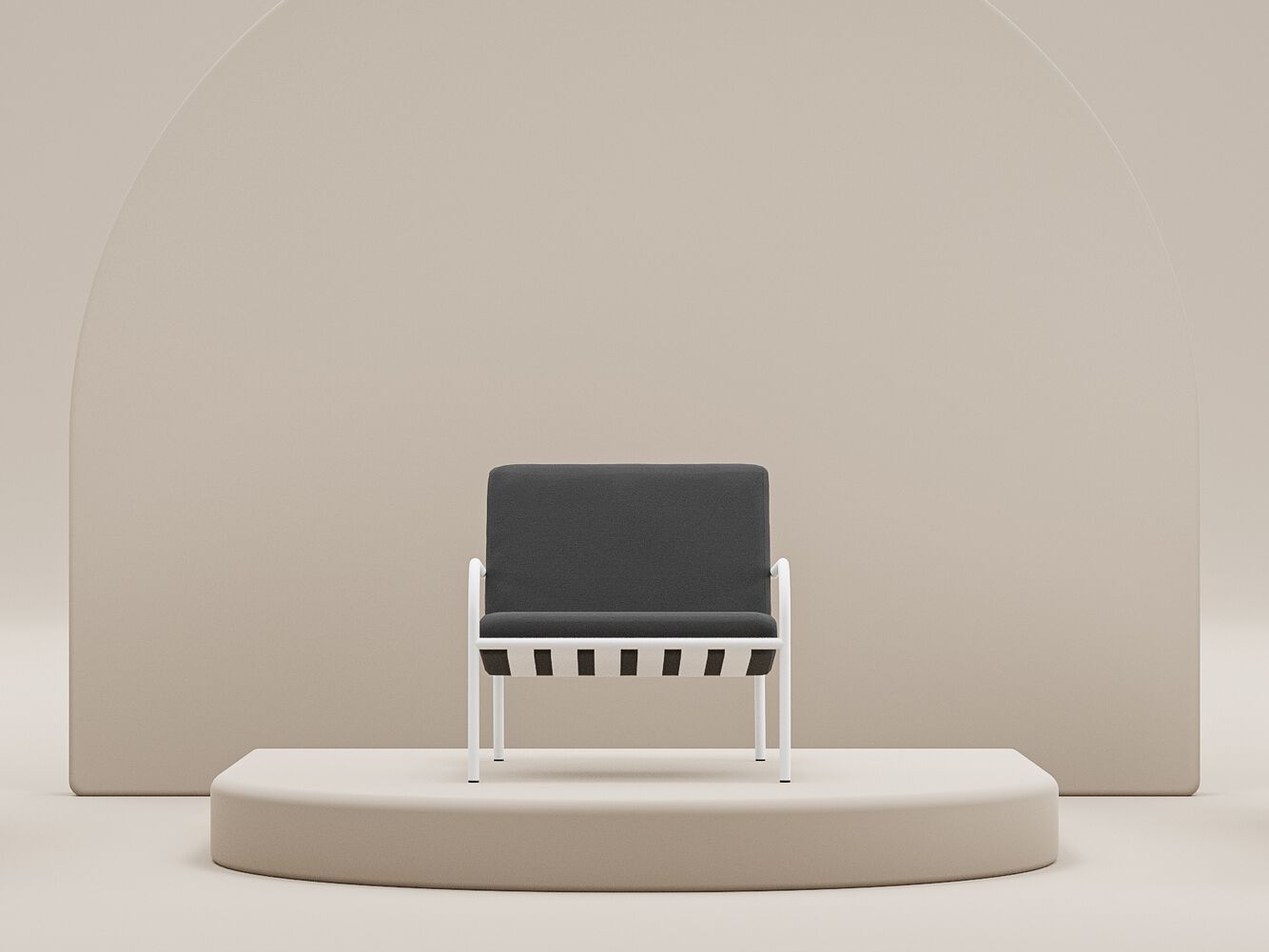 Стальной стул с порошковым покрытием с подлокотниками Metallbude DIEGO ARCH-00121641 - Вид №31