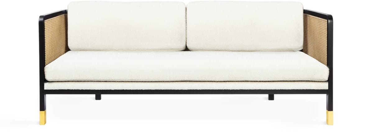 3-местный винтажный стиль бархатный диван RED EDITION плетеная ARCH-00061601 - Вид №16