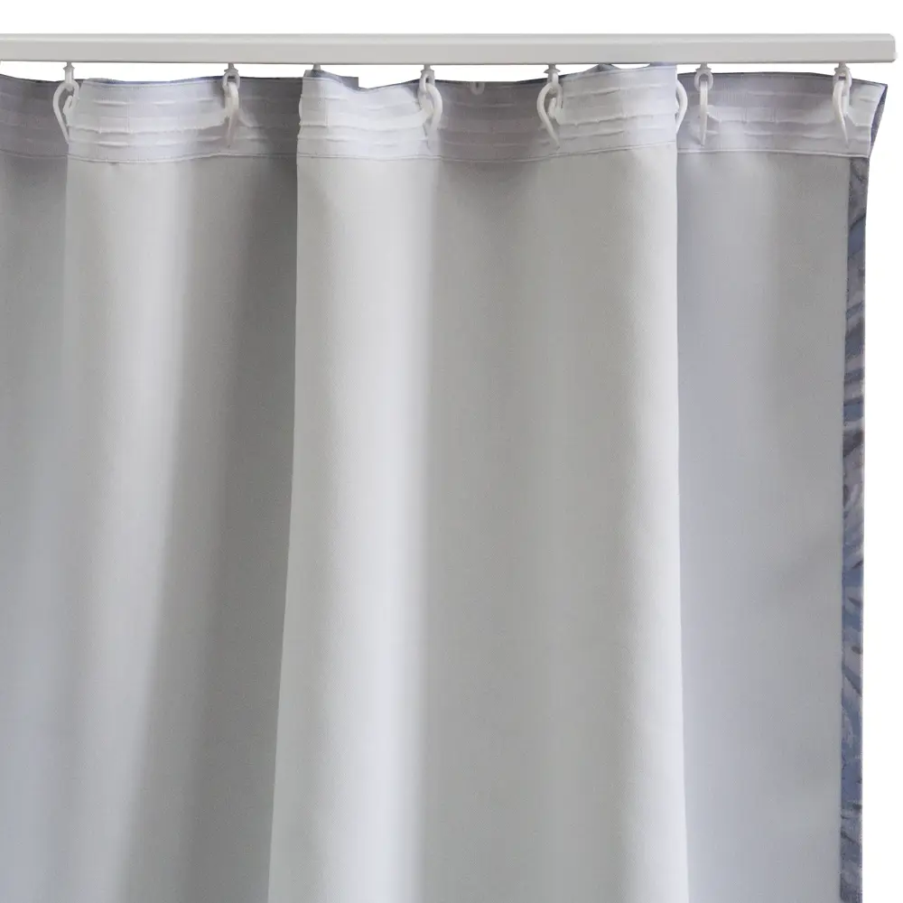 Штора на ленте блэкаут Inula 150x260 см растения цвет серо-голубой SEASONS STLM-2125811 - Вид №4