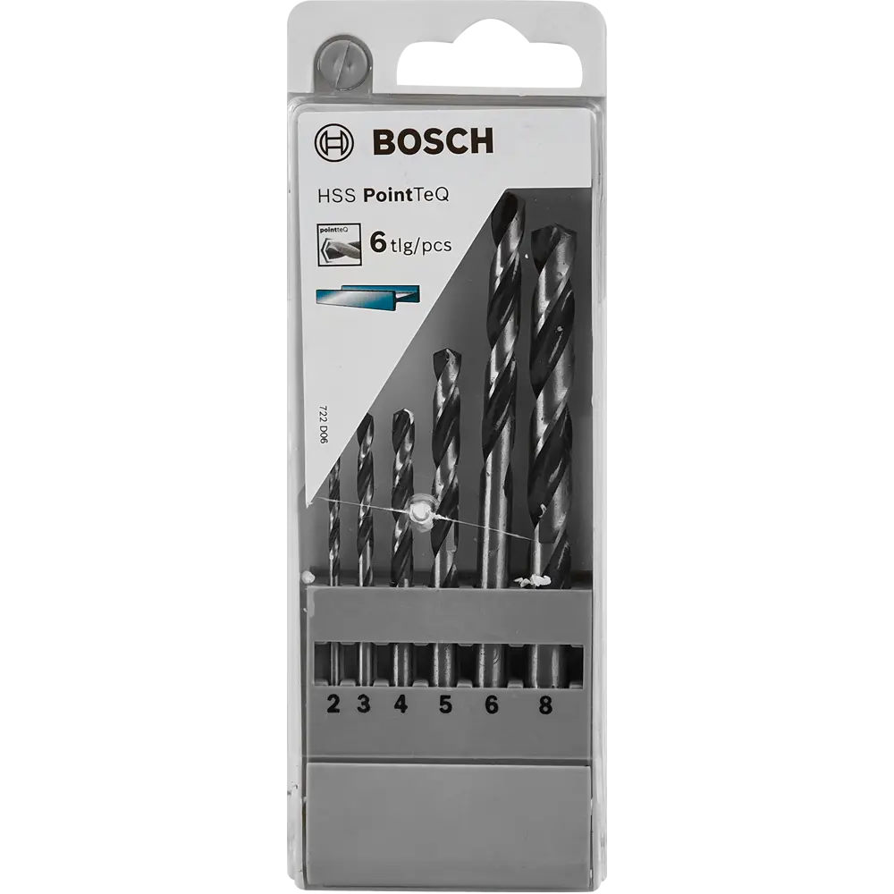 Набор свёрл по металлу Bosch PointTeQ 8x75 мм, 6 шт BOSCH PROFESSIONAL STLM-2189500 - Вид №2