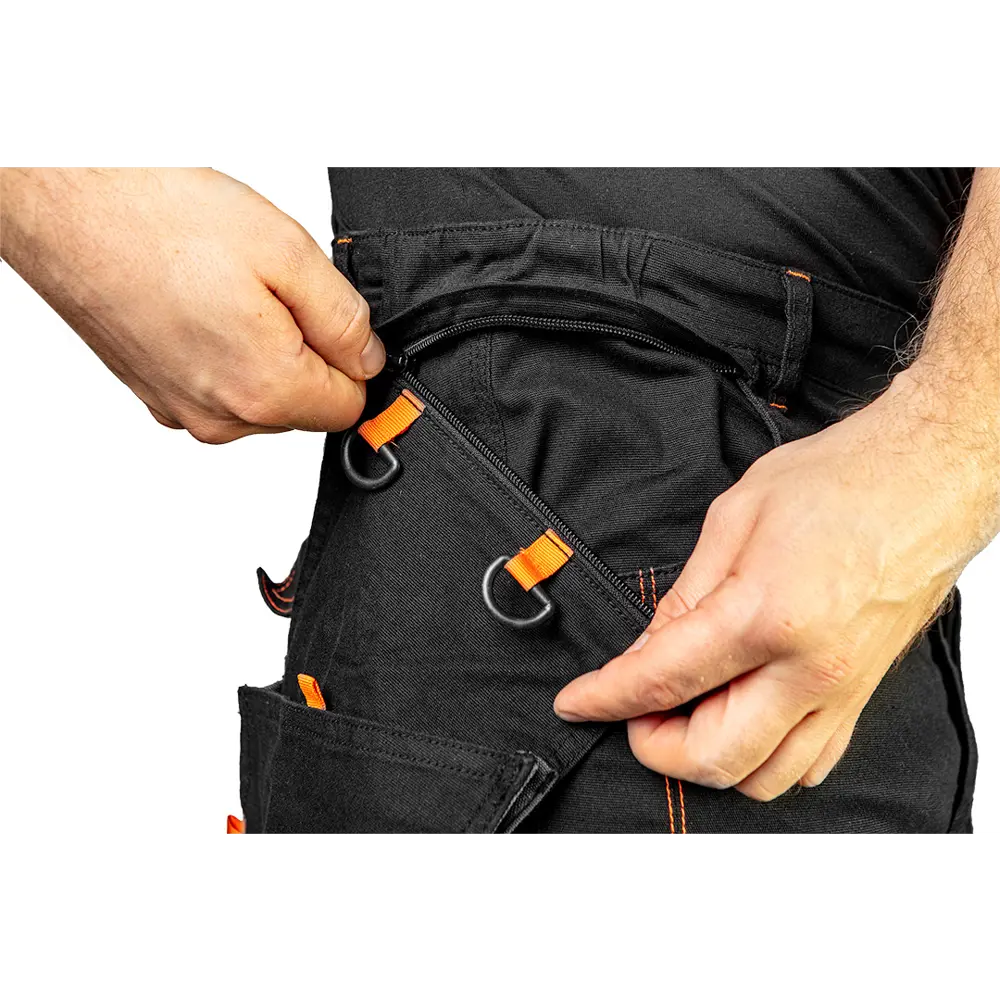 Брюки рабочие со съемными карманами Neo Tools HD Slim черные размер XXL рост 180 STLM-2160527 - Вид №3