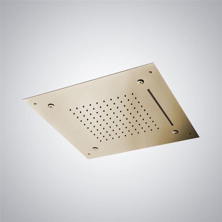 Светодиодная потолочная душевая головка из нержавеющей стали Fontana Showers Luxe Fontaine ARCH-00029537 - Вид №15