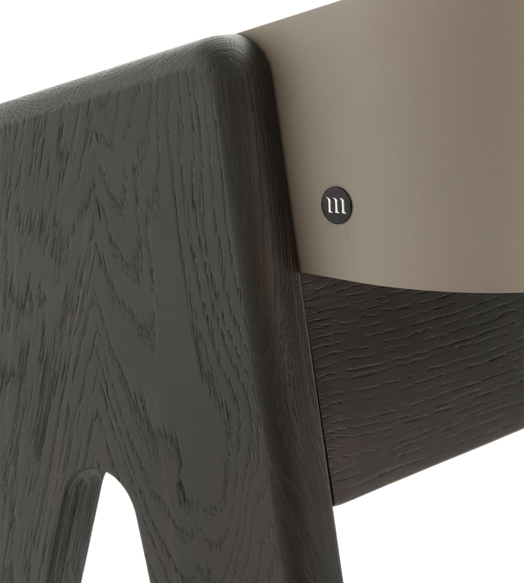 Деревянная прикроватная тумбочка со стеклянной столешницей с эффектом мрамора Morica Design BAVERO ARCH-00151231 - Вид №6