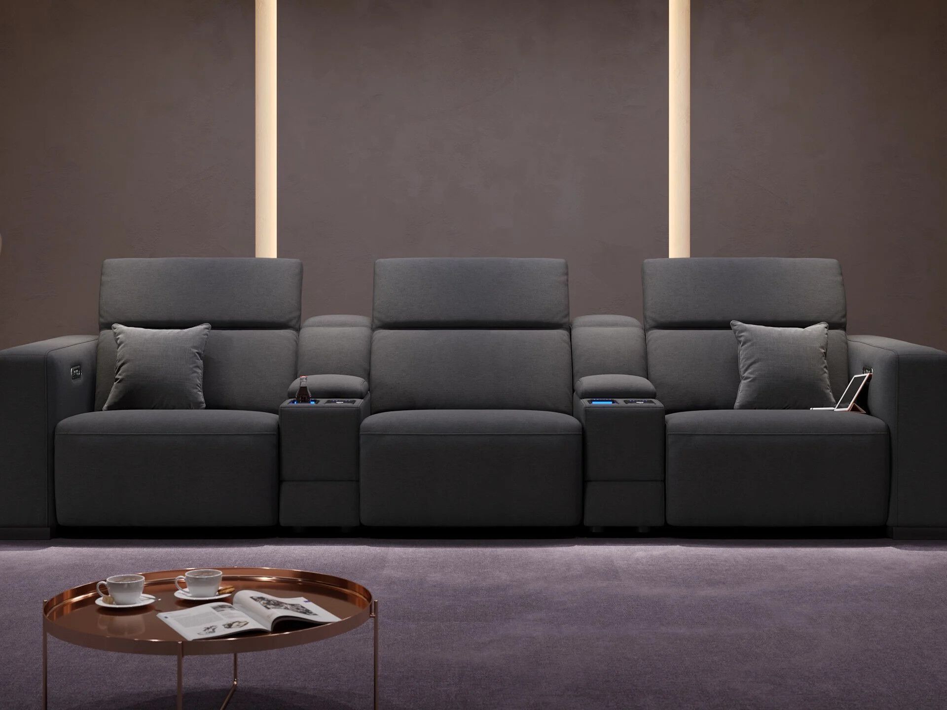 3-местный тканевый диван Sofanella Ancona Kino ARCH-00013406