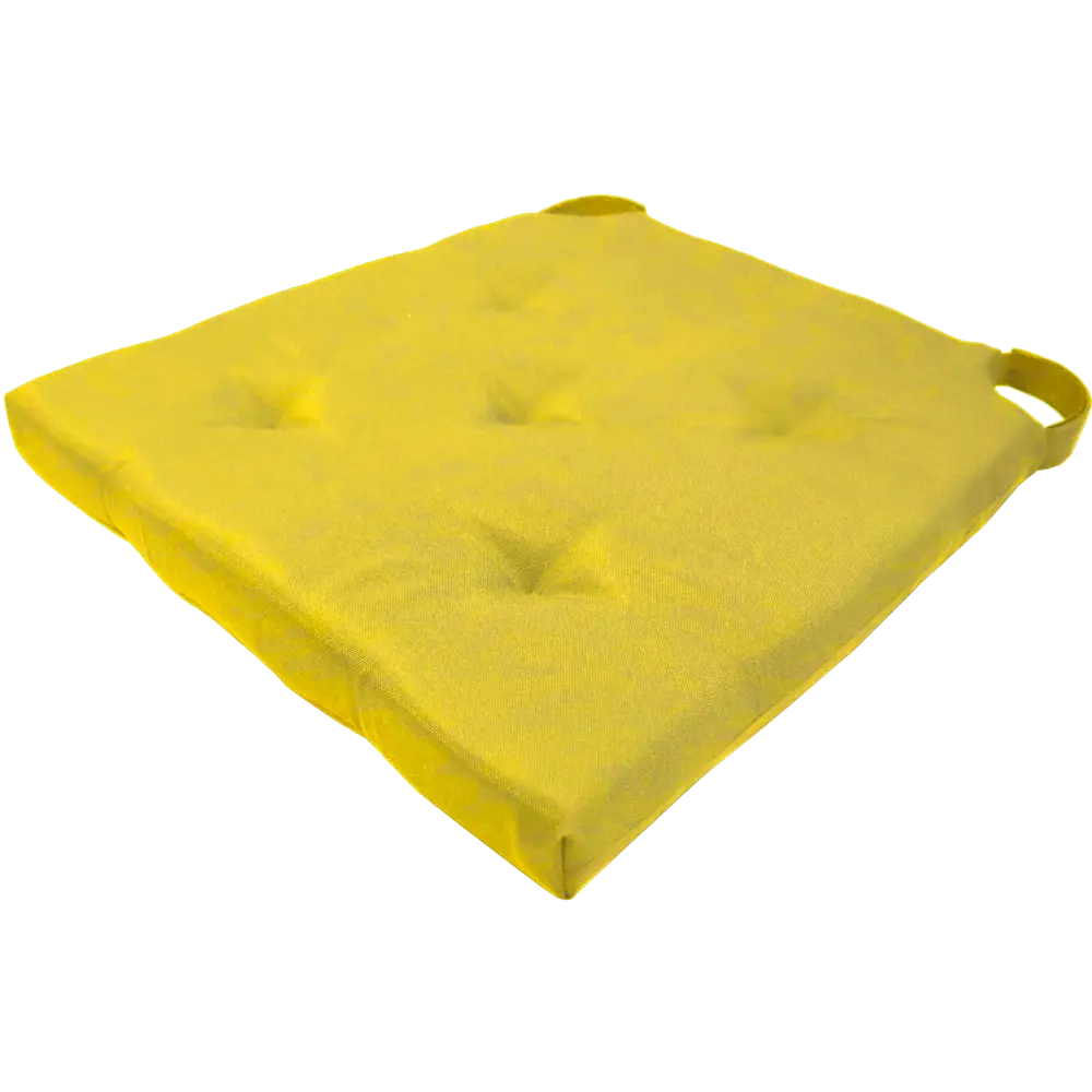 Сидушка Pharell 40/35x40 см цвет желтый Banana 4 INSPIRE STLM-2024669 - Вид №1