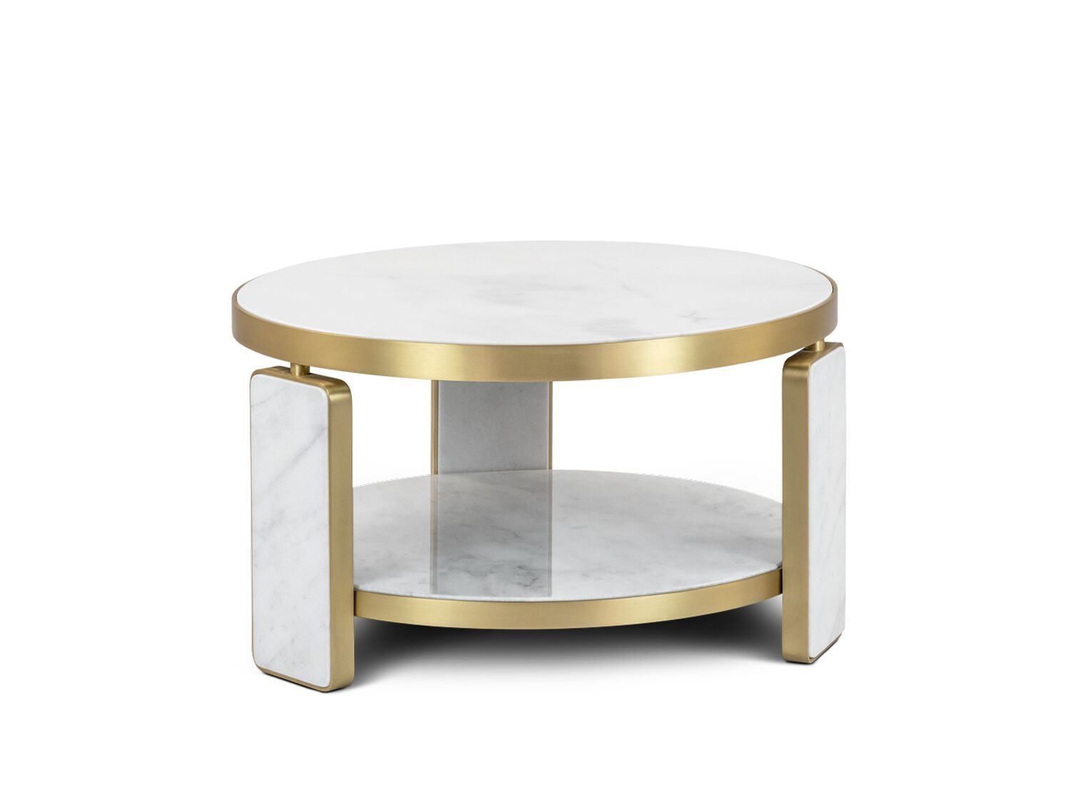 Мраморный круглый журнальный столик JOSÉ LEITE DE CASTRO GUISE 1 ARCH-00036731 - Вид №1