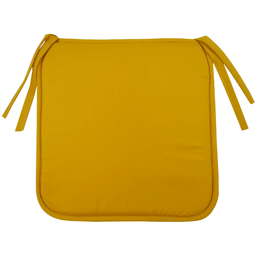 Галета с завязками 38x38 см цвет жёлтый 82576966 STLM-2081216 Santreyd 