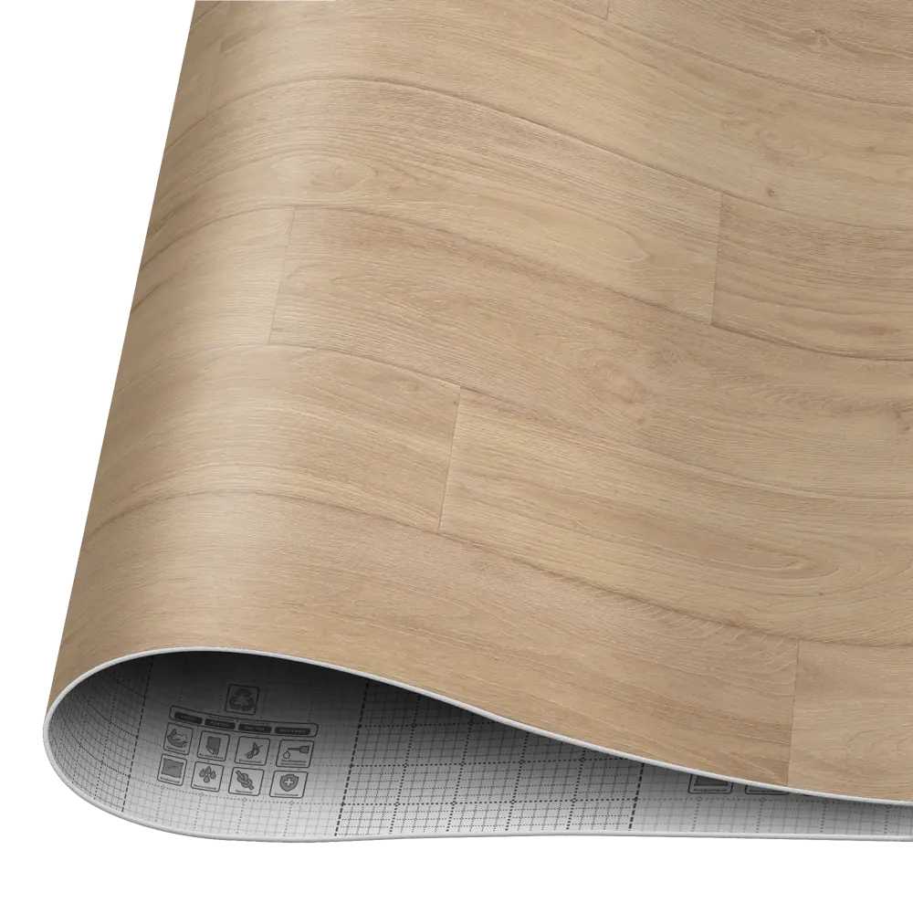 Полукоммерческий линолеум KREAFORTA «Мана» 33 класс, рисунок дерево, коричневый 89427471 STLM-1576674 - Вид №2