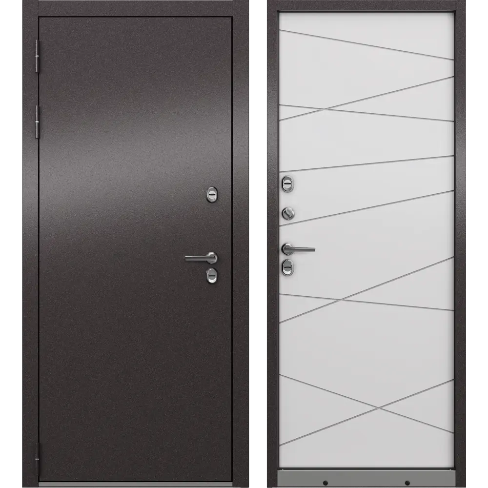 Santreyd Входная дверь металлическая с терморазрывом 88x205 см 89382950 STLM-1469161