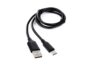 16483338 Кабель USB 2.0 , AM/Type-C, издание Classic 0.2, длина 1м, черный CCB-USB2-AMCMO2-1MB Cablexpert