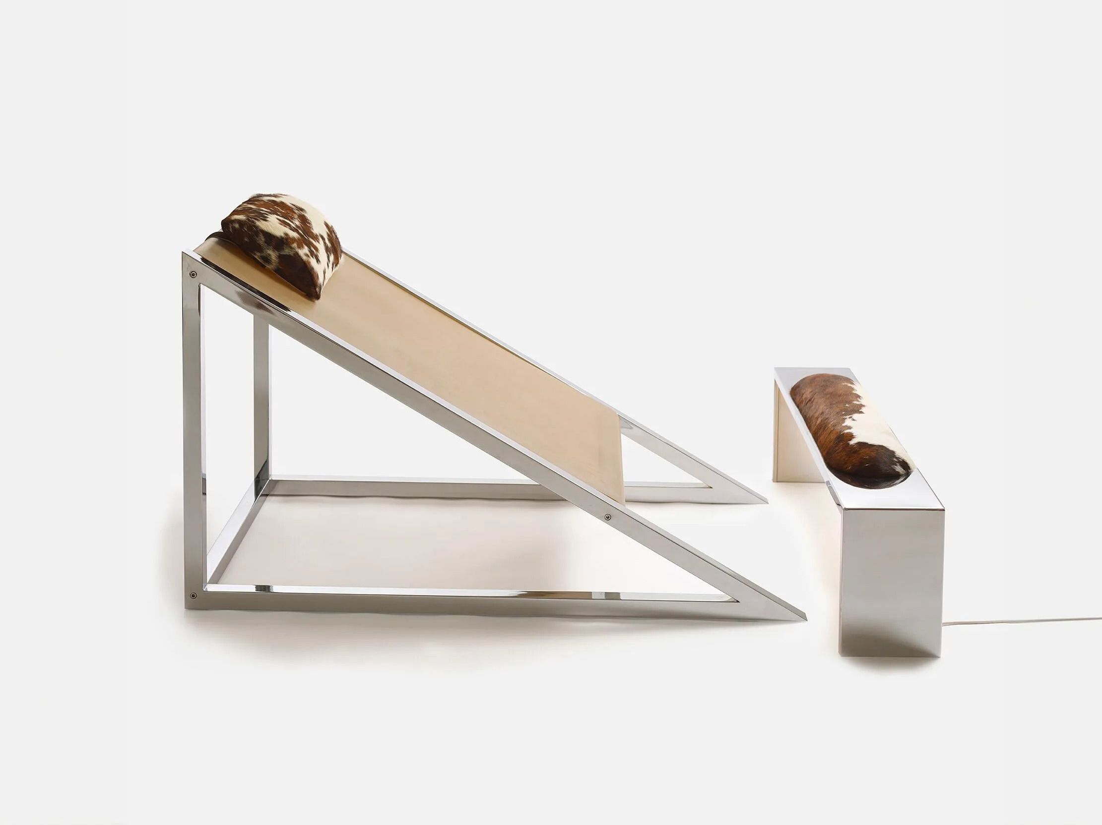 Кресло из натурального каучука с подставкой для ног Poltronova Mies ARCH-00089410