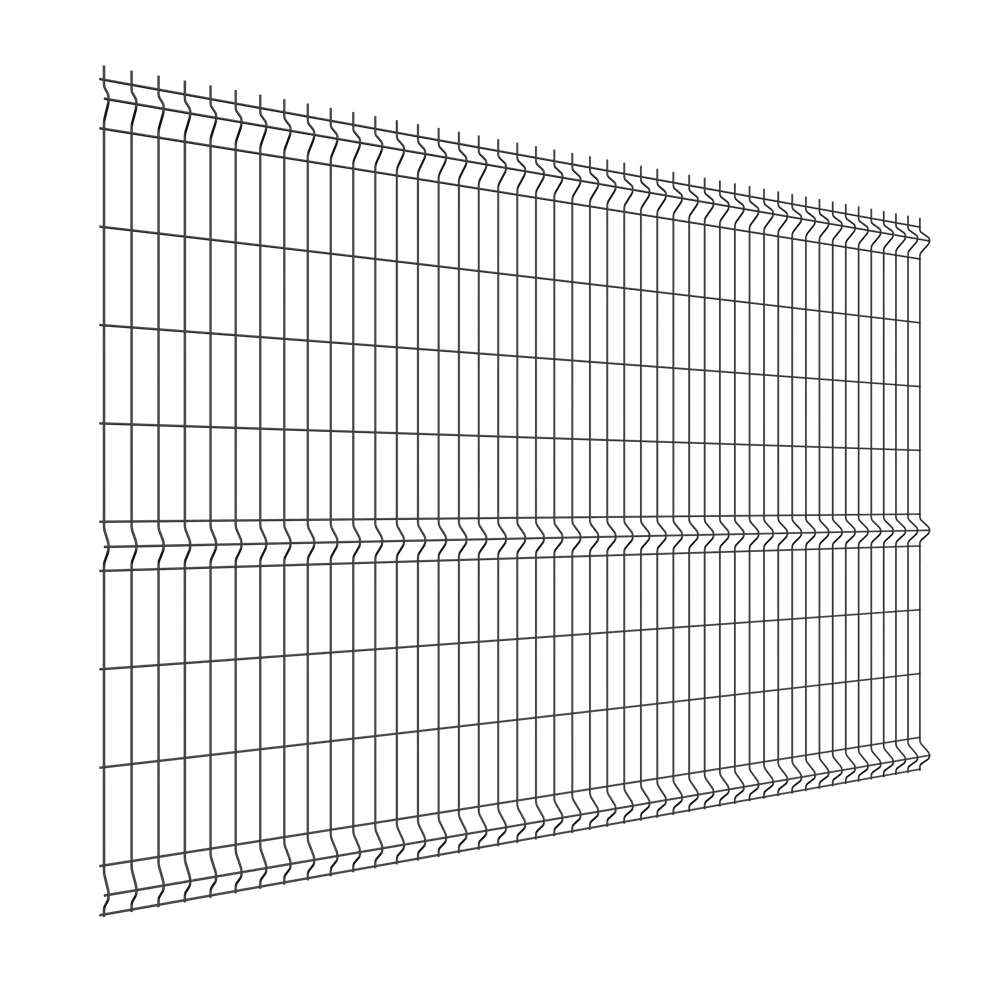 3D панель для забора Grand Line Light 2.5x1.73 м полиэстер RAL 7024 графит STLM-2205364