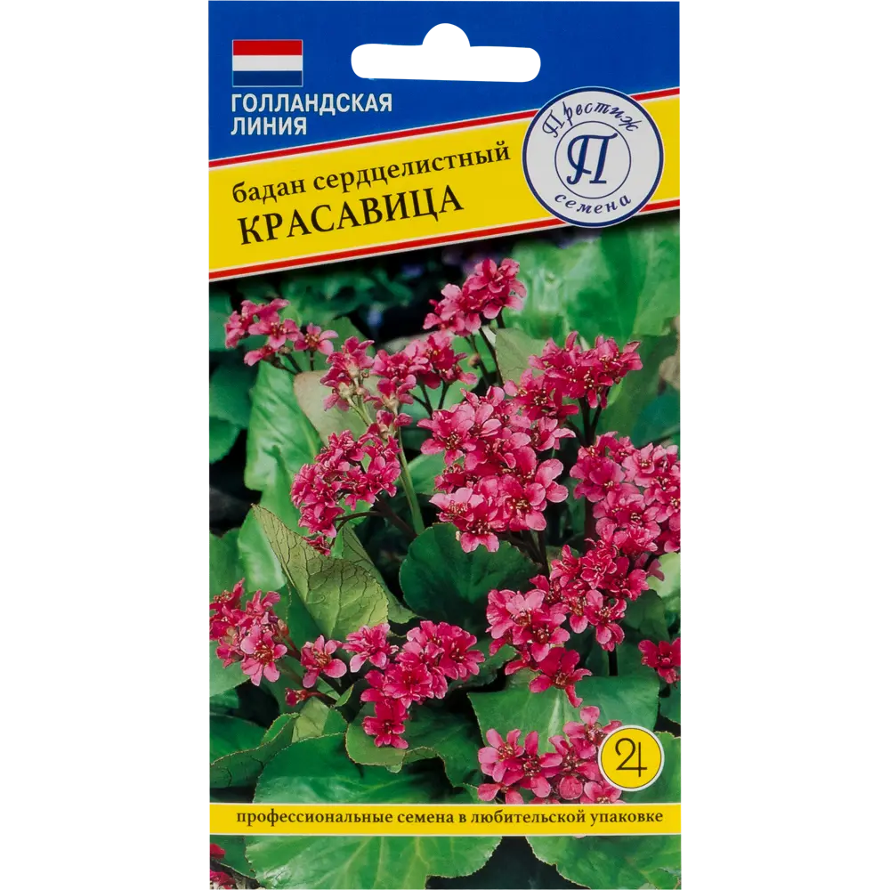Семена цветов Бадан Красавица красный Престиж семена 82107683 STLM-2079707 