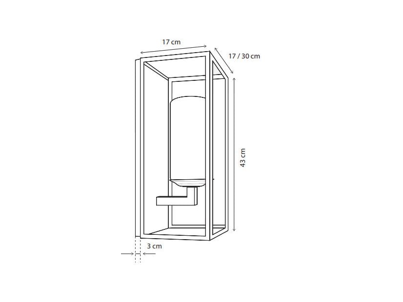 Латунная светодиодная наружная настенная лампа Authentage Lighting Bellefeu ARCH-00124417 - Вид №2