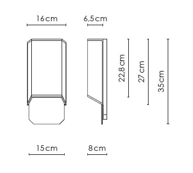 Ткань светодиодный настенный светильник designheure Années Folles ARCH-00014136 - Вид №2