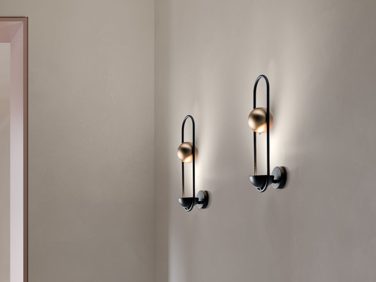 Металлический светодиодный настенный светильник Masiero Luppiter ARCH-00055380