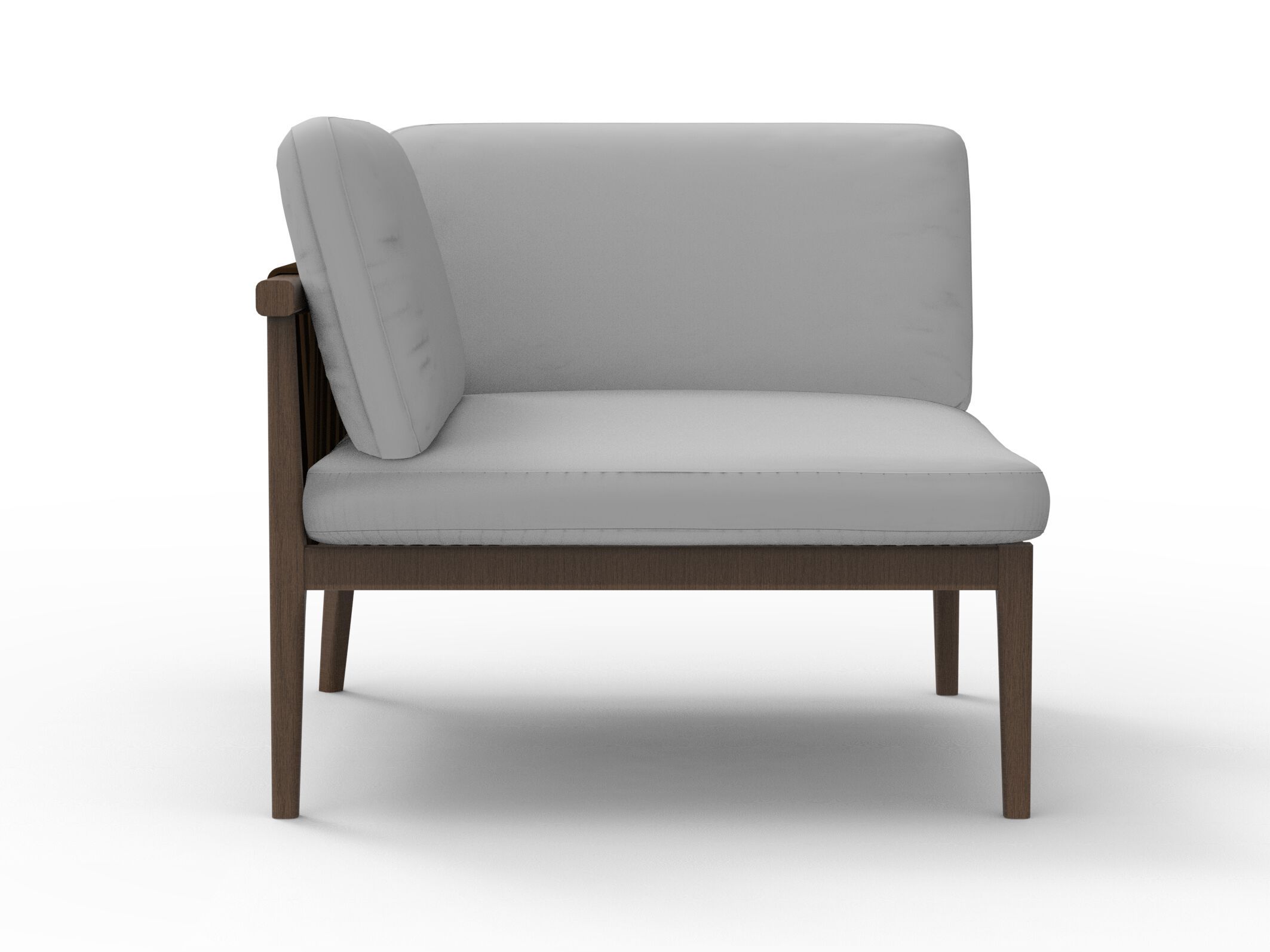 Угловой модуль для садового дивана в iroko Rever Капри ARCH-00103067 - Вид №1