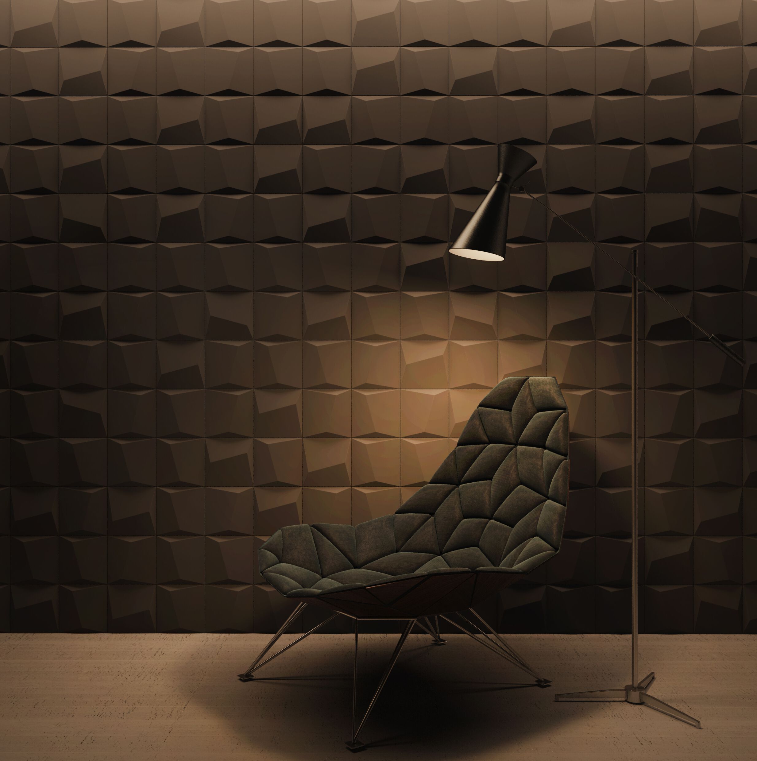 Трехмерное гипсовое покрытие WallDeco M-Modern ARCH-00029497 - Вид №7