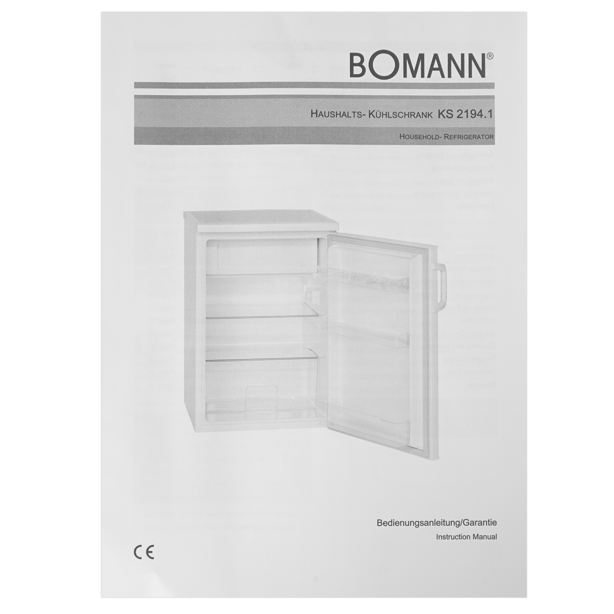 9220663 Холодильник компактный   Bomann KS 2194 weiss белый STDN-0016802 - Вид №10