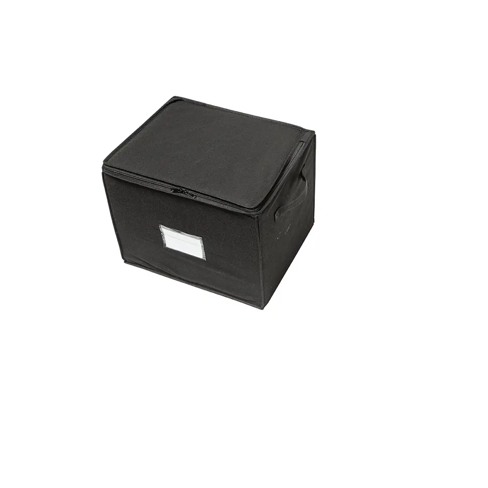 Короб с вакуумным пакетом Spaceo 42x36x33 см цвет чёрный STLM-2123040