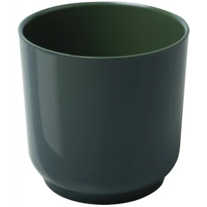 Кашпо Evergreen Design Дельта 22x22x22 см v6.4 л пластик нефрит