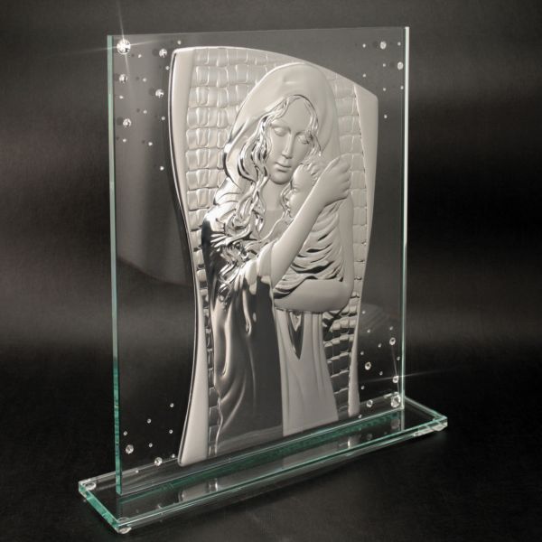 31424 CTF, икона материнства, 30х36 см, цвет серебро Santreyd 